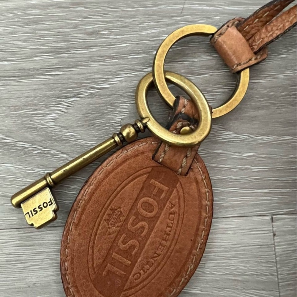 Fossil Drawstring Grayson Large Shoulder Tote Bag… - image 2